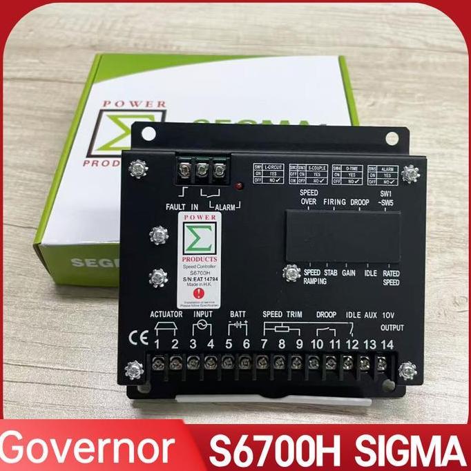 Diesel Engine Speed Controller S6700H Segma Speed Governor S-6700H Speed Control Unit S6700 H  S 670
