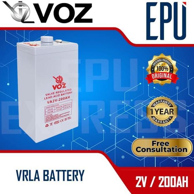 Grosir Aki Solar Panel Voz 2V 200Ah Aki Ups Aki Tenaga Surya Aki Bts Tower