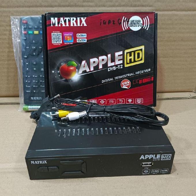 Grosir Stb Matrix Set Top Box Apple Merah Dvbt2 Hd Stb Penerima Siaran Tv Digital