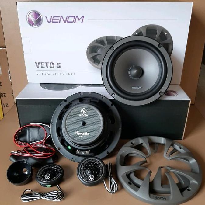 Promo Split Venom Veto 6 Inch Venom Ellemento Veto 6 Original Venom Speaker Audio Mobil Venom