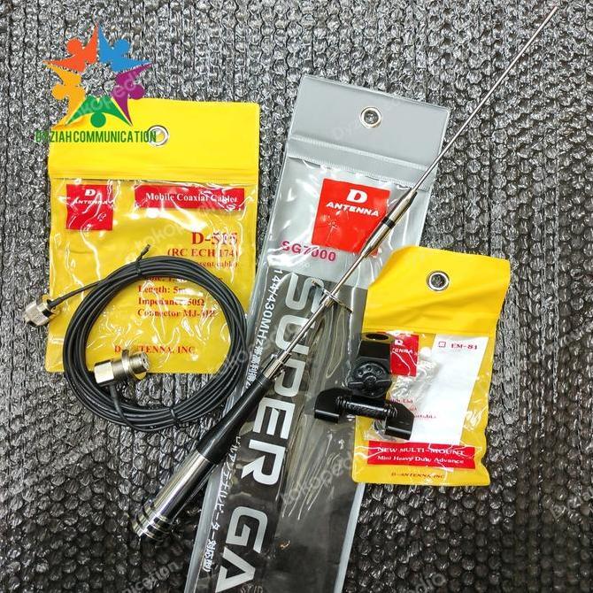 Promo Paket Antena Rig Mobil Sg-7000 Dual Band