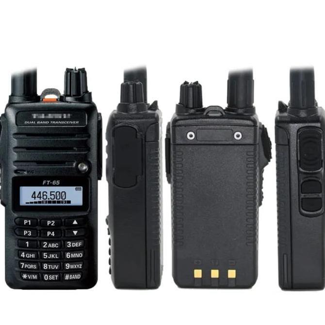Grosir Ht Yaesu Ft65 R Dualband Vhf Uhf  Yaesu Ft-65R +Fm Radio Bergaransi