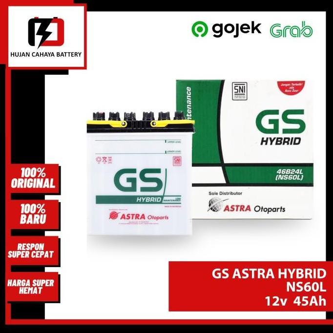 Grosir Aki Mobil Gs-A Hybrid Ns60L / Ns-60-L / Ns 60 L - Aki Corolla Altis