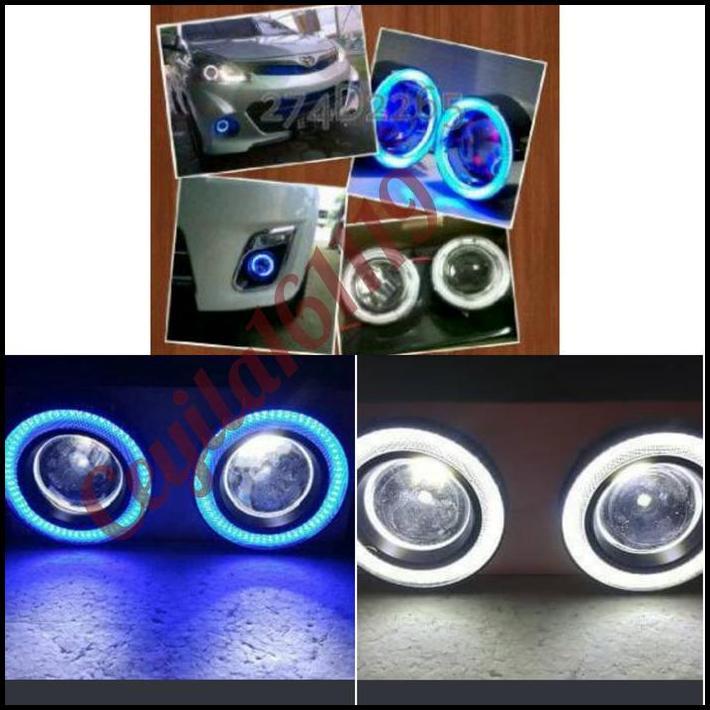 TERBARU FOG LAMP ENGEL EYES RING 89 LED 2 WARNA MOBIL ALL NEW MOBILIO 2020 KBH 