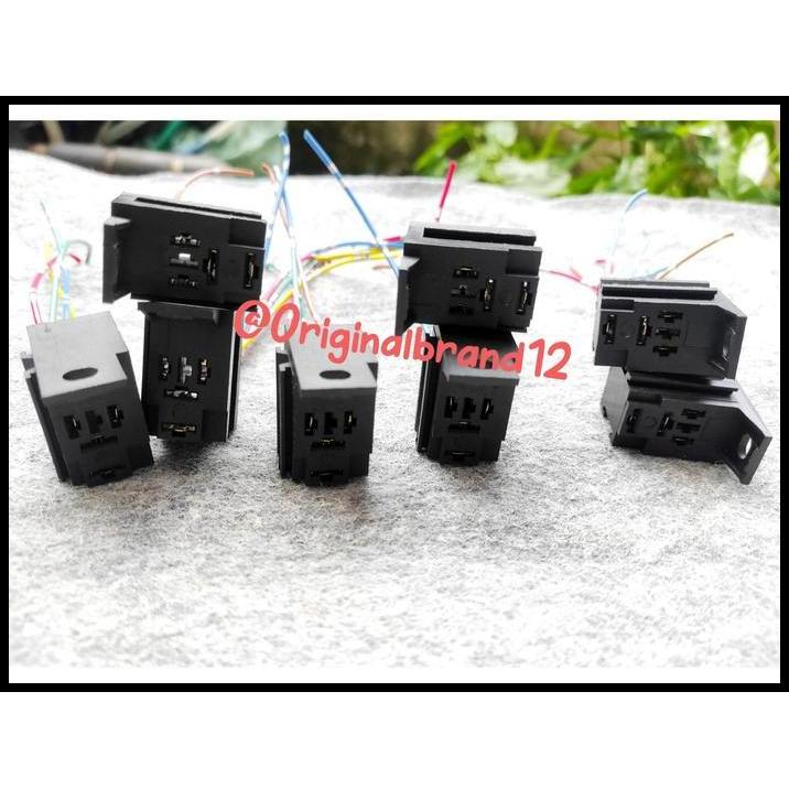 HOT DEAL SOKET RELAY MINI DENSO NAIS MITUSUBA OMRON 4 KAKI GANDENG 