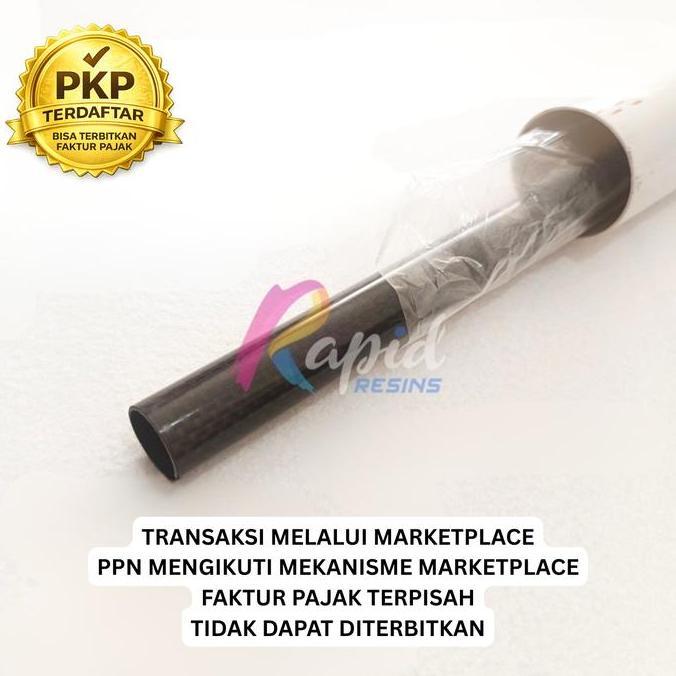 Pipa Carbon Tube 18 X 16 X 1000 Mm Tabung Serat Karbon 3K Od 18 Id 16