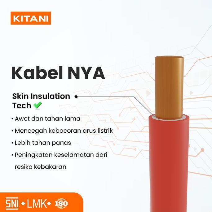 Kitani - Nya 1.5 Mm - 100 Meter - Kabel Listrik Tembaga Kawat
