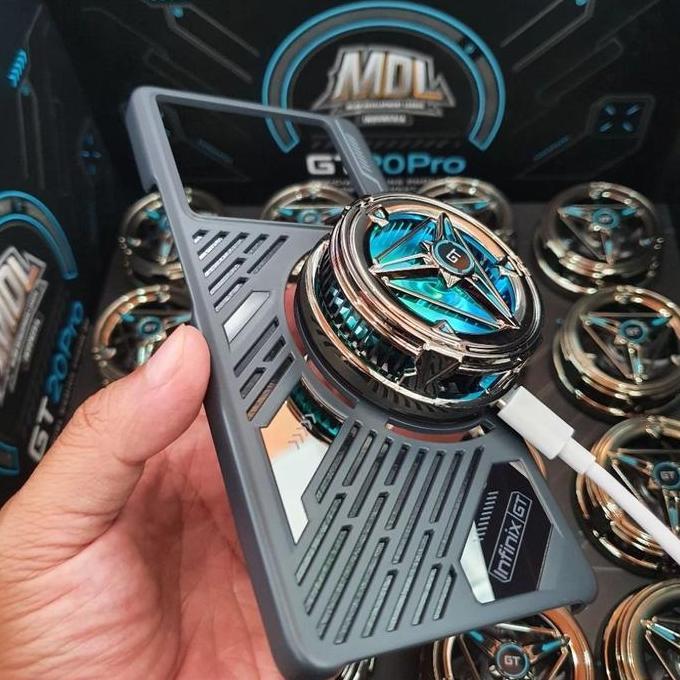 Softcase Infinix Gt 20pro | Fan Gaming Cooler infinix Gt 20pro | Gift Box | Pendingin Hp Magnet Orig