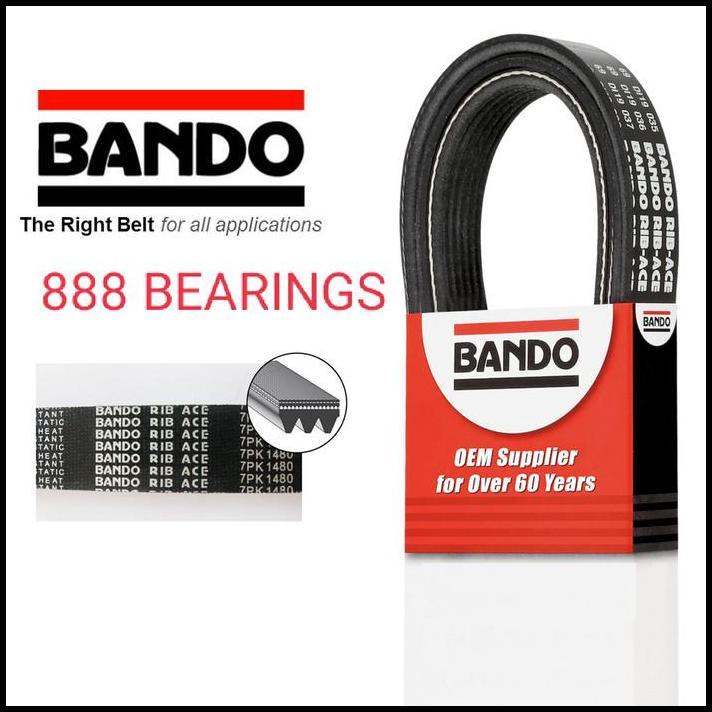 BEST DEAL FAN BELT V BELT 7PK1515/7PK 1515 INNOVA HILUX FORTUNER DIESEL BANDO / MITSUBOSHI 