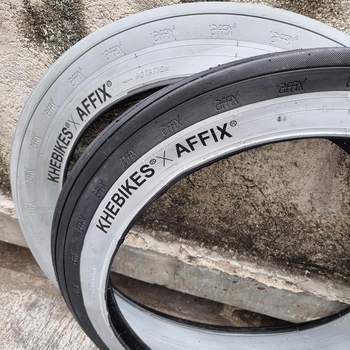 ban luar bmx khe affix bmx 20 x 2.40 hitam Abu