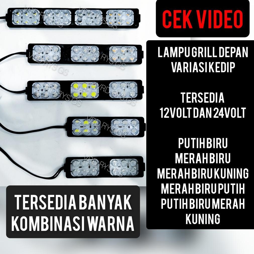 Murah Lampu Led Kolong Modul Kedip Strobe Grill Depan 12 Volt 24 Volt Variasi Motor Mobil Truk