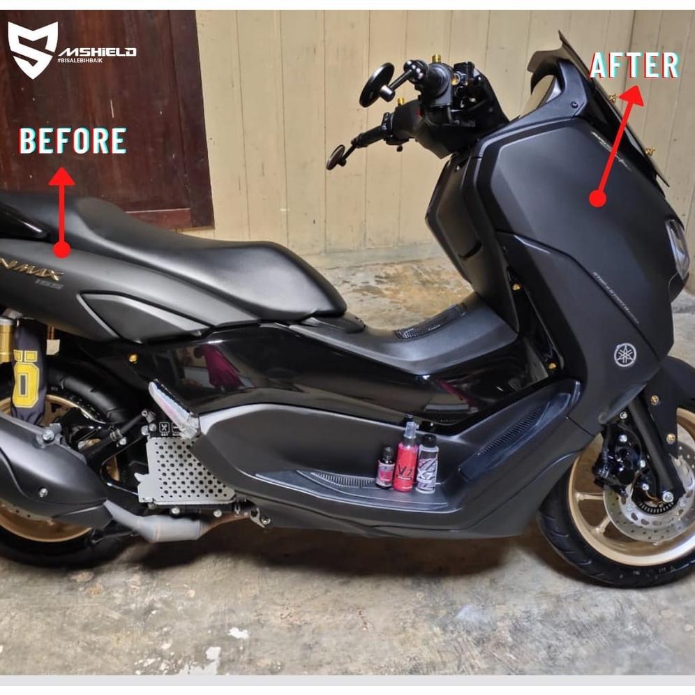 Bergaransi V12 Matte Coating - Pengkilap Perawatan Ceramic Coating Body Motor Mobil Doff