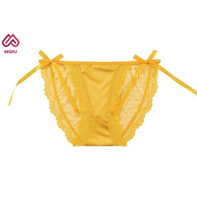 BestPromo Mqiu - Celana Dalam Wanita Renda Seksi Cd Renda G String Wanita Transparan Tali Samping Li