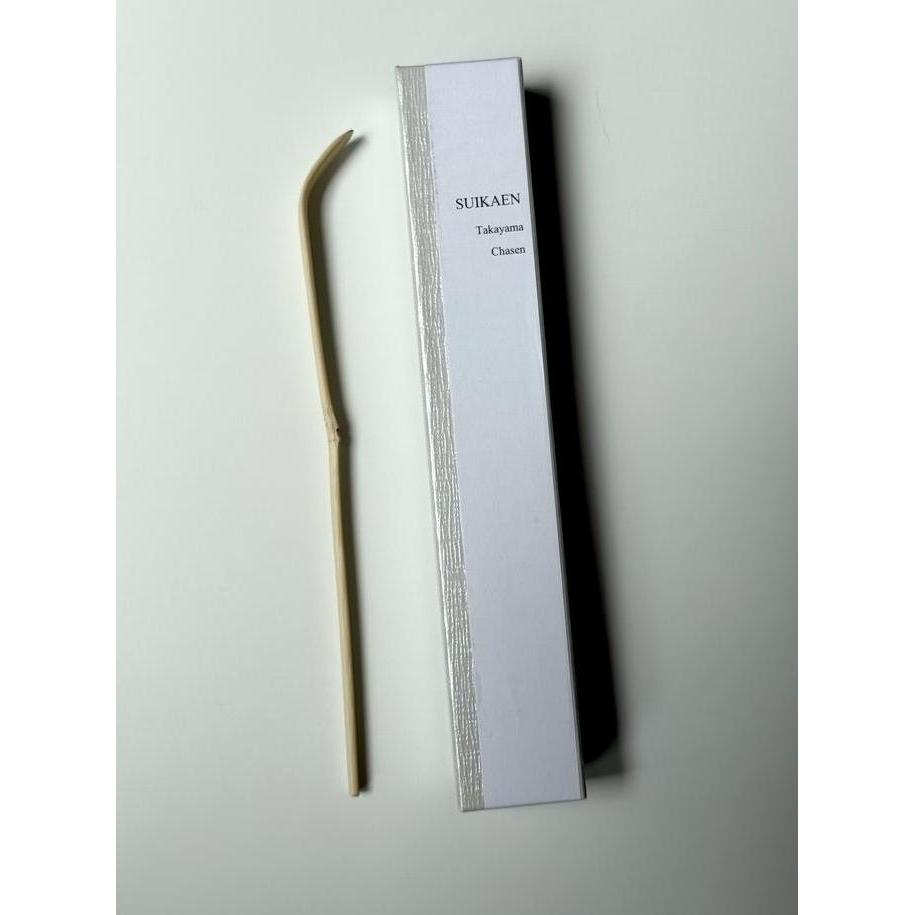 Promo Artisan Matcha Suikaen Chashaku With Vallecula - (23) Suikaen Takayama Chasen Japan