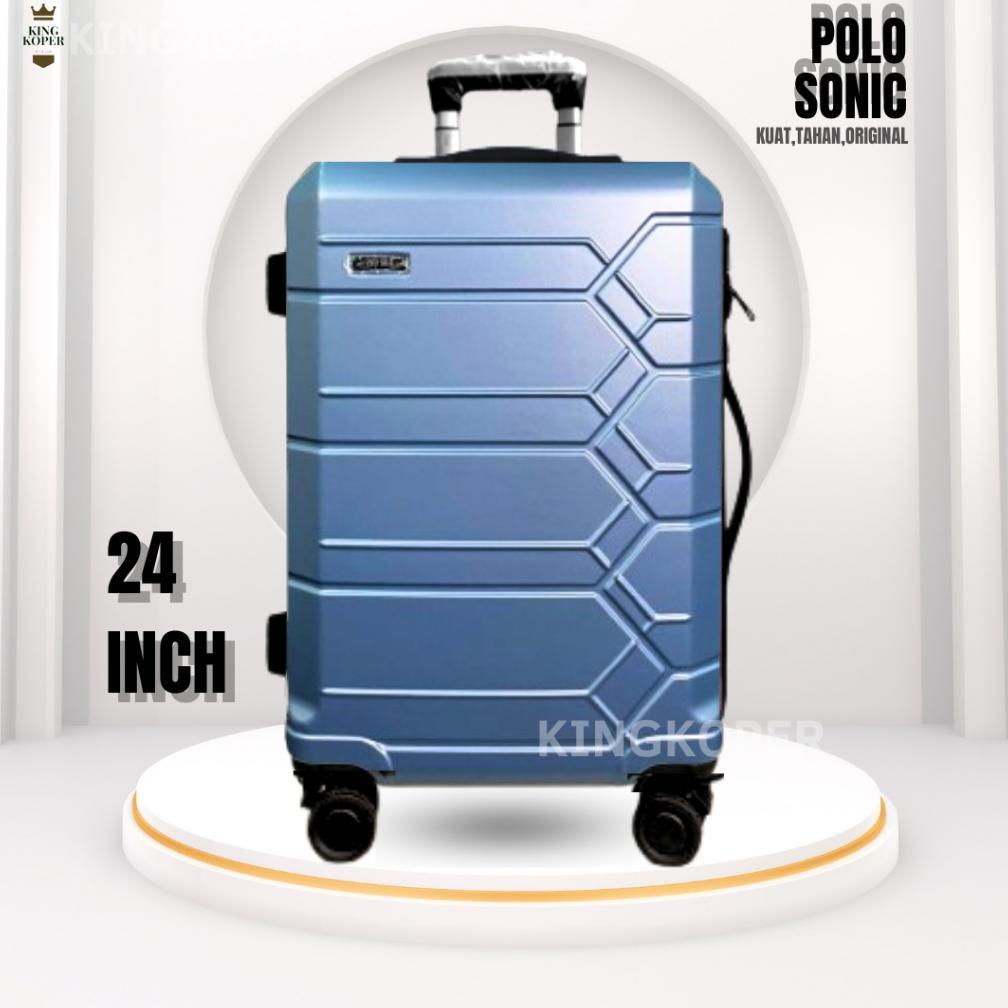 TERBARU Koper 24 inch Polo Happy 802 ukuran bagasi/koper murah/fiber/hardcase/kabin/cabin