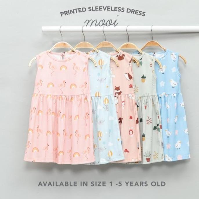 Mooi Printed Sleeveless Dress