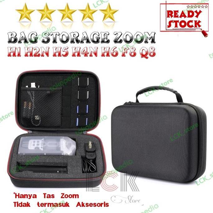 Case mikrofon ZOOM H1 H2N H5 H4N H6 F8 Q8 Hard Case bag Tas mic zoom ready