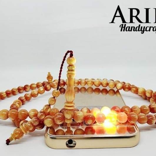 tasbeh getah kayu damar ulan/pinus asli