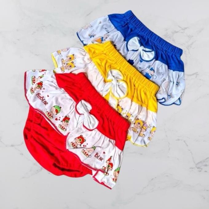 (6pcs) Celana rok lembada FINKA warna tua - rok bayi finka
