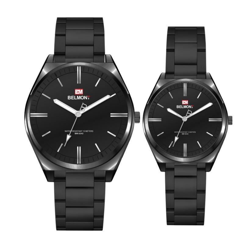 GARANSI [BELMONT] JAM TANGAN COUPLE RANTAI BELMONT BM 6245 ANALOG