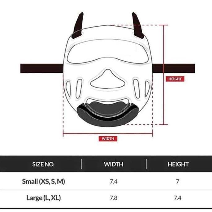 FEWRITZ Kaca Helm Taekwondo Pelindung Kaca Headguard Face Mask Taekwondo Pelindung Helm Taekwondo