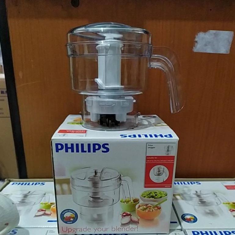 TERBARU PHILIPS HR 2939 ATTACHMENT CHOPPER HR211X 2115 2116 GELAS CHOP MEAT GRINDER PROCESSOR PENGGI
