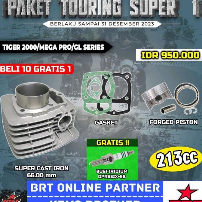 ZISIMAHE BLOK BRT TIGER CASTING IRON PISTON 66 FREE BUSI BRT