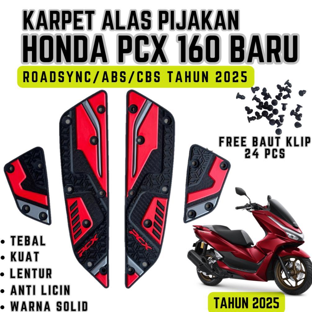 PIJAKAN ALAS KARPET PCX 160 ROADSYNC ABS CBS TAHUN 2025 | AKSESORIS PCX 160 | VARIASI PCX 160