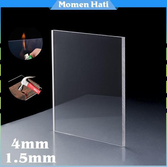SASGIVER 1.5mm/4mm Atap Kanopi Polycarbonate Atap Transparan Anti Panas