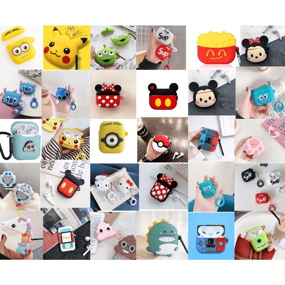 NEW Case i12 Airpods Gen 2 3D Lucu Karakter Inpods 12 1 2 Minion Pikachu Hello Kitty Pokeball Nokia