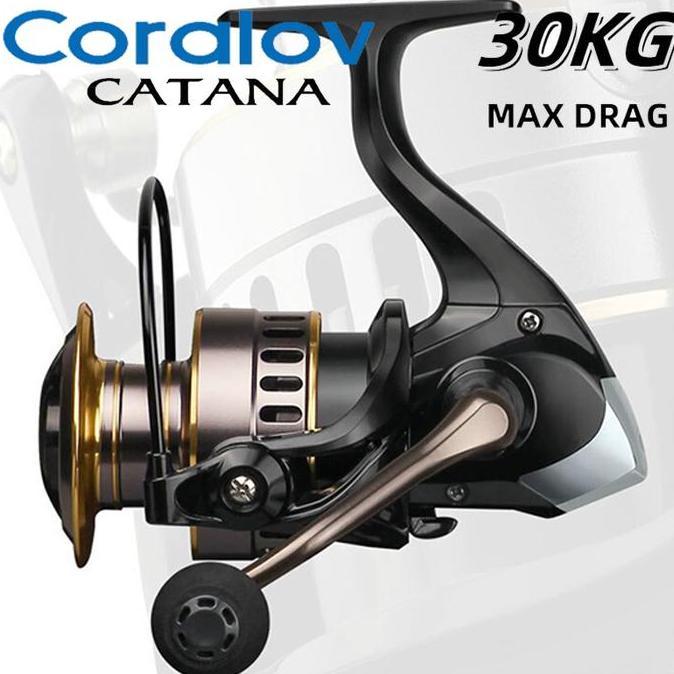 Coralov Reel Pancing HE1000 - 7000 10 Kg / Reel Pancing Murah Kuat Power /Gulungan Pancing Ikan Loga