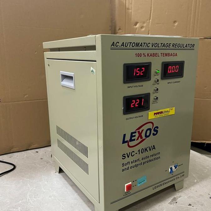 STABILIZER LEXOS ST10000SD STABILIZER LEXOS 10000VA DIGITAL Murah