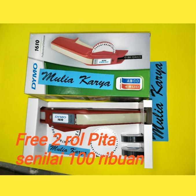 Ofisu- Mesin Dymo 1610 Label Maker Embos Dymo 1610