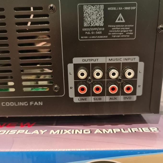 power amplifier megavox ka-9950 dsp usb sd plus prosesor