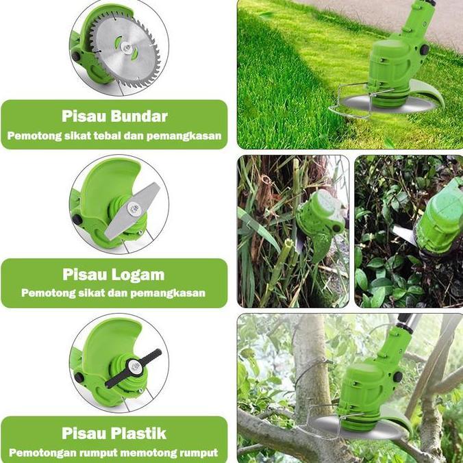 Park- Ironhoof Mesin Pemotong Rumput Elektrik Mesin Potong Rumput Baterai