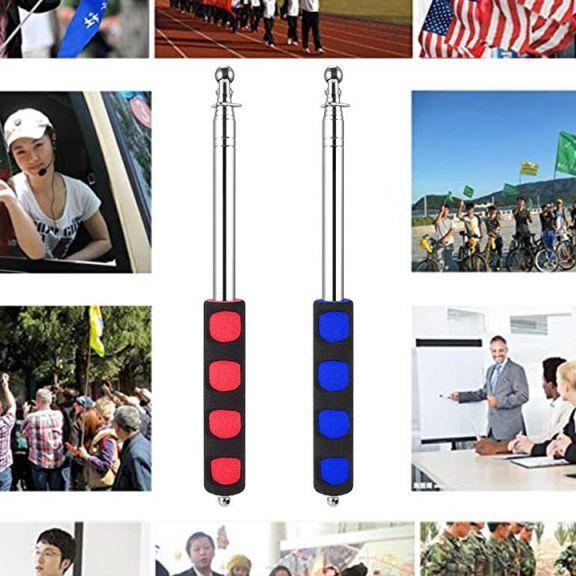 Tongkat Bendera 2 M Tongkat Bendera Portable Tiang Bendera Teleskopik Tiang Bendera Tour Leader