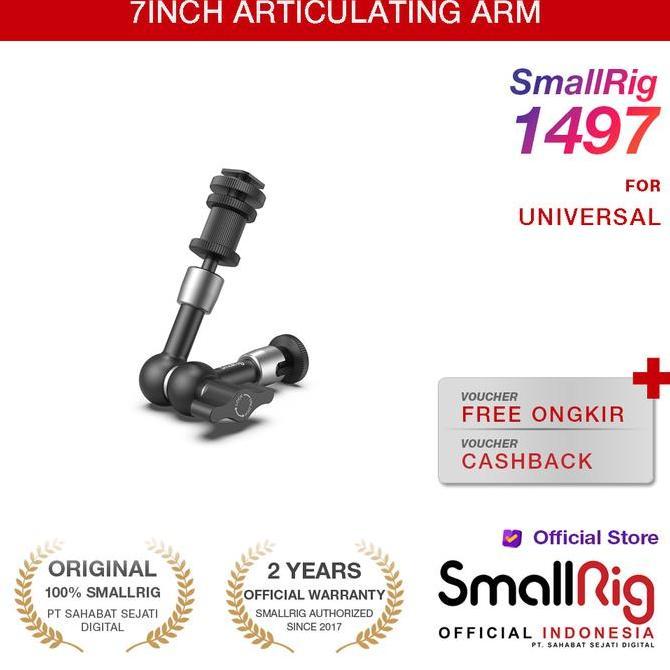 Whystudio- Smallrig Articulating Rosette Arm 7In Long With Cold Shoe Magic 1497