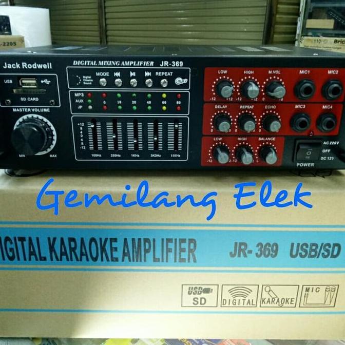 Amplifier Karaoke JACK RODWELL FC-A369 USB, BLUETOOTH