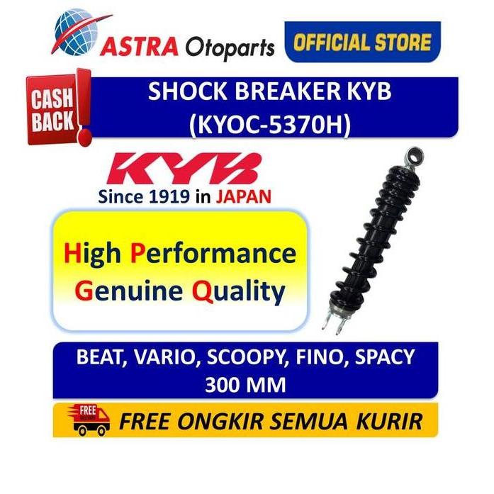 Shock Breaker Belakang KAYABA KYB OC Vario Beat Scoopy Spacy Fino
