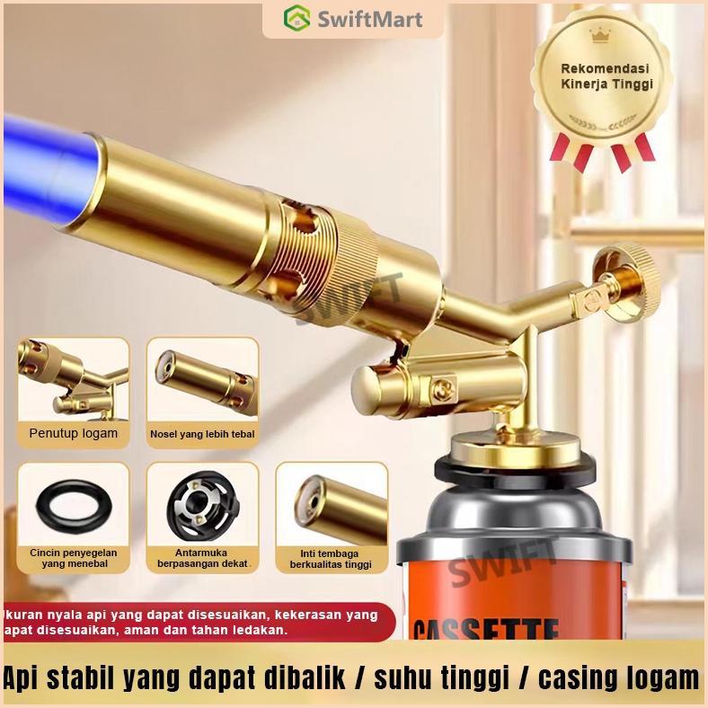 ReadyPortable Kepala Gas Torch Flame Gun Bakar Sate Seafood BBQ Blow Torch Flame Gun