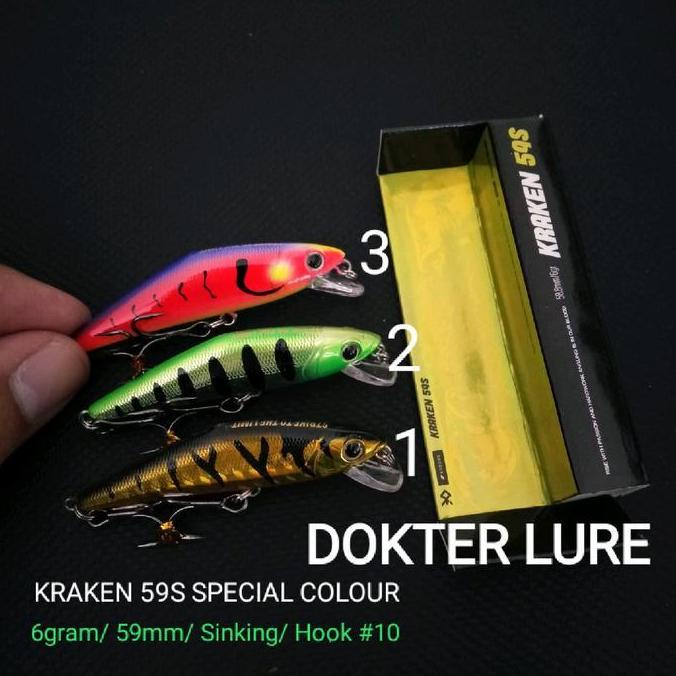 EXODUS KRAKEN 6gr LURE MINNOW SPECIAL COLOUR