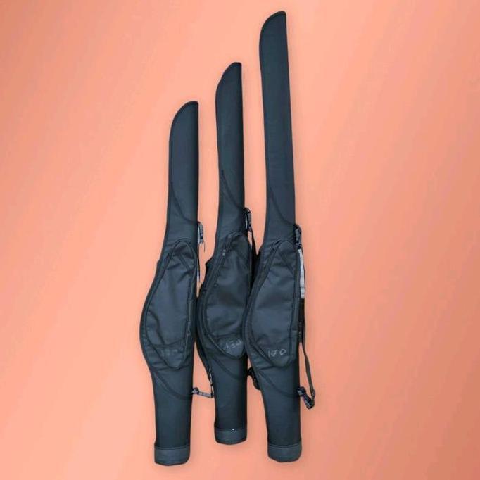 tas joran pancing hard case 130 cm ( fiber + mangkuk ) tas joran pancing laut tas joran 2 set pancin