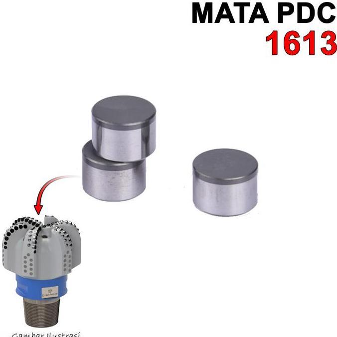 CEFRUCHE Mata Bor PDC 1613 Drill Sumur 16 mm Widia Tricon Diamond Geological