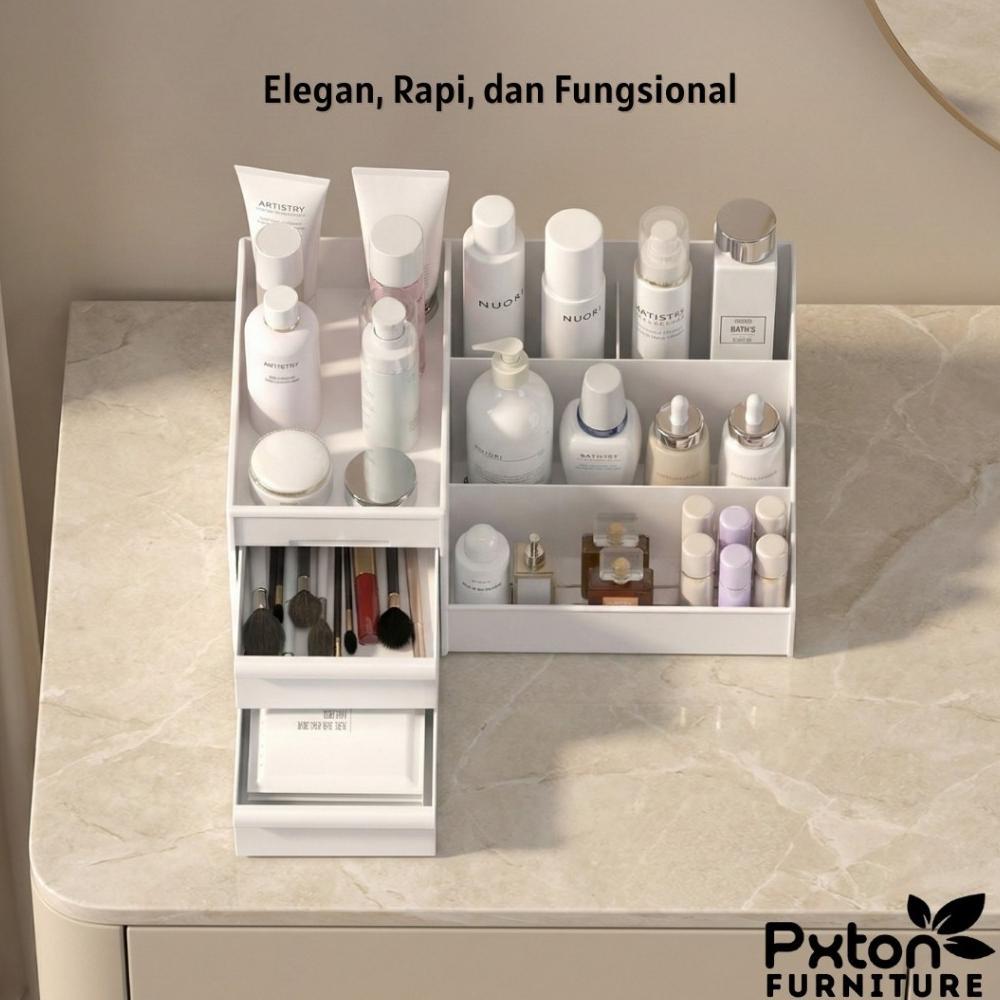 PIONIGARA RAK KOSMETIK DRAWER KOTAK PENYIMPANAN MAKEUP ORGANIZER MAKE UP STORAGE BOX KOSMETIK RAK BU