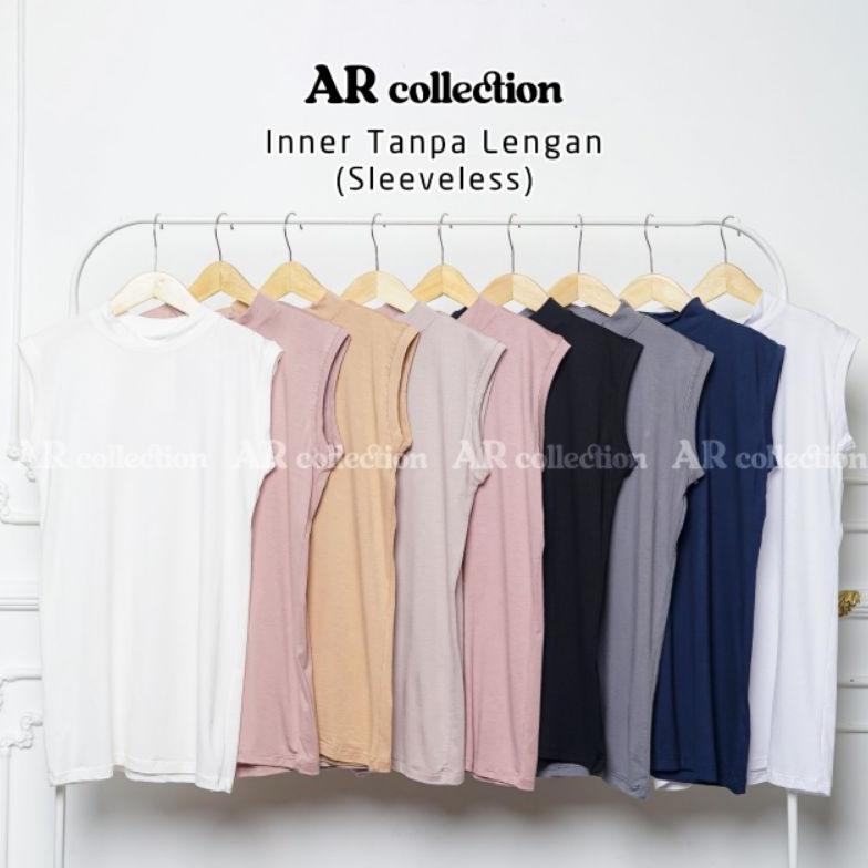 Manset Tanpa Lengan Basic Turtle Neck, Manset Sleeveless, Manset Buntung, Manset Kutung, Manset Wani