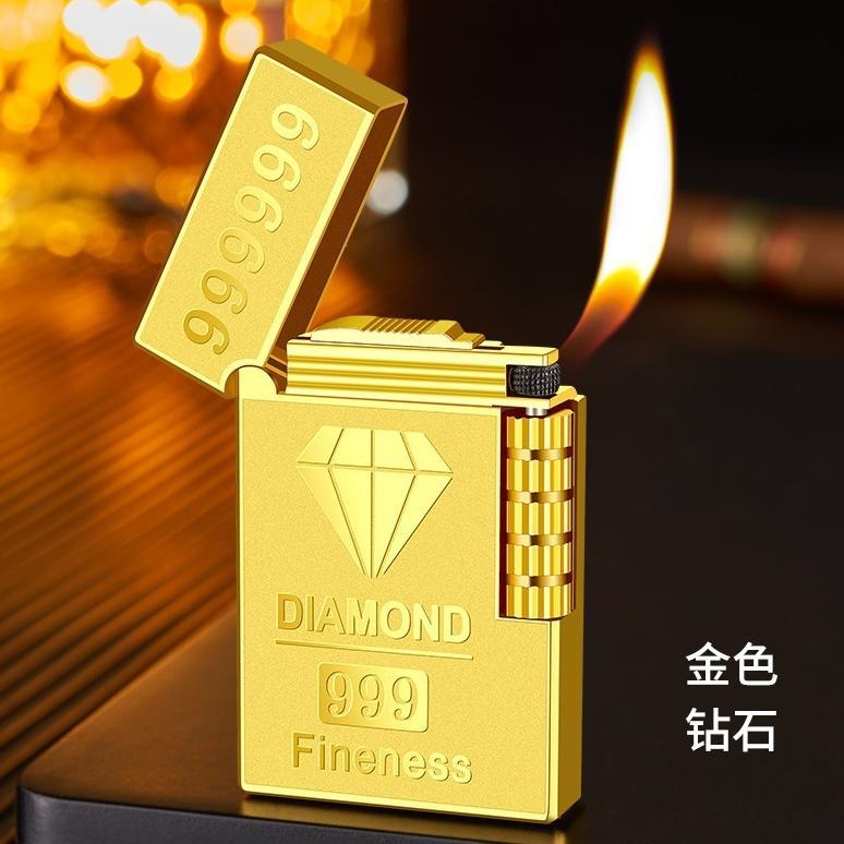 Korek Api Dupont Dikang Lighter Diamond Gold DK-856 4090