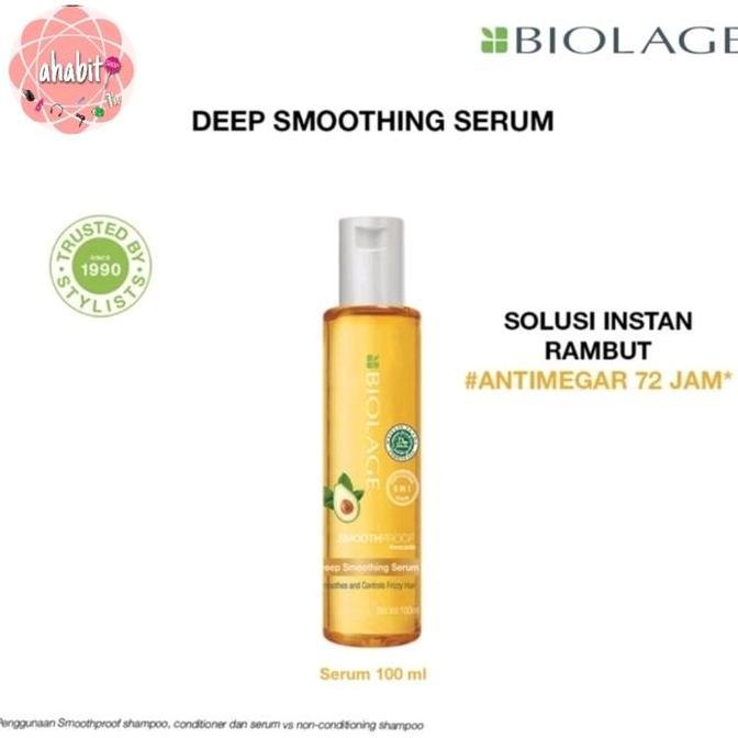 MATRIX BIOLAGE Deep Smoothing Serum-100ml Vitamin Rambut Smoothing
