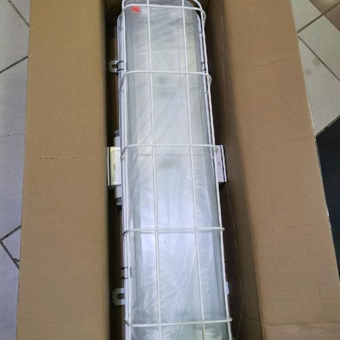 kap lampu tl 2x20 waterproof lampu kapal