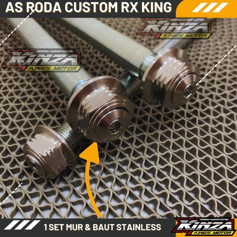 AS RODA CUSTOM MUR BAUT STAINLESS RXKING RX KING RXK ARM STANDAR