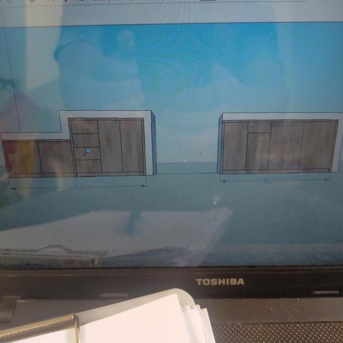 kitchen set pesanan bapak Chandra harapan jaya Bekasi